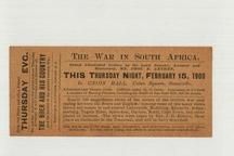 The War in South Africa 1900 - Copy 1, Perkins Collection 1850 to 1900 Advertising Cards